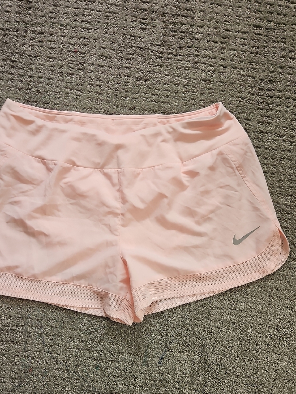 Nike Women’s Light Pink Athletic Running Shorts
